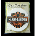 Single Packaged Absorbent Stone Car Coaster (2.5" Diameter)